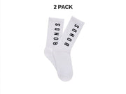 Bonds Womens Originals Crew Socks Cushioned Foot Soft Cotton 2 Pack LYEQ2N