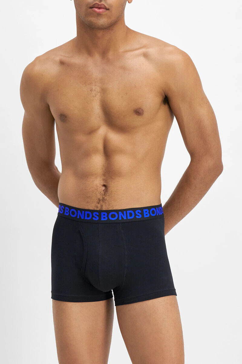 Bonds Mens Everyday Trunk Stretchable Soft Waistband Side Seam 12 Pack MWPY3A