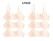 Bonds Girls Stretchies Contour Crop Extendable Elastic Straps Bra 6 Pack UZR31A
