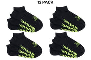 Bonds Mens X-Temp Low Cut Socks Dynamic Dual Action Cooling 12 Pack SXX83N