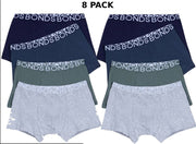 Bonds Boys Trunk Supportive Pouch with Comfy Coverage 8 Pack UWCD4A 09K