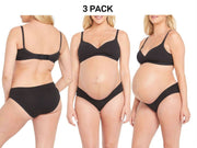 Bonds Womens Maternity Bumps Bikini Soft Fabric Matte Elastic Trim 6 Pack WW4CY