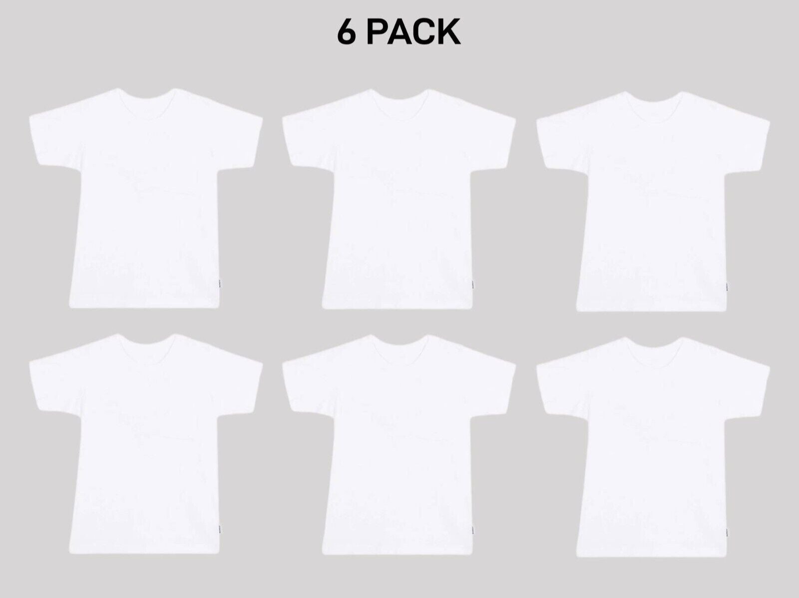 Bonds Kids Next Gen Crew Tee Cotton Shirt Perfect Comfort and Style 6 Pack KVRHK