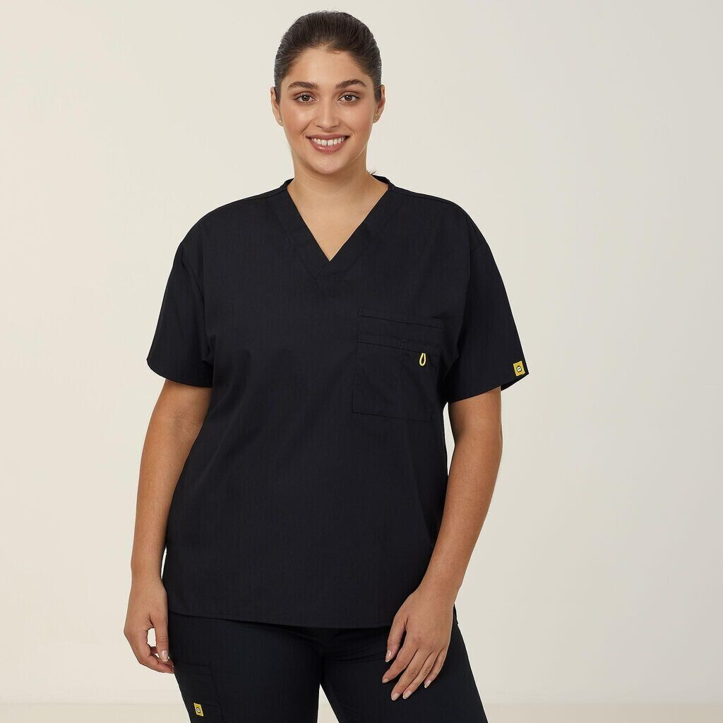 NNT Unisex Wonderwink 4 Pack Origins Pocket V Neck Scrub Top Alpha CATRE4-Collins Clothing Co