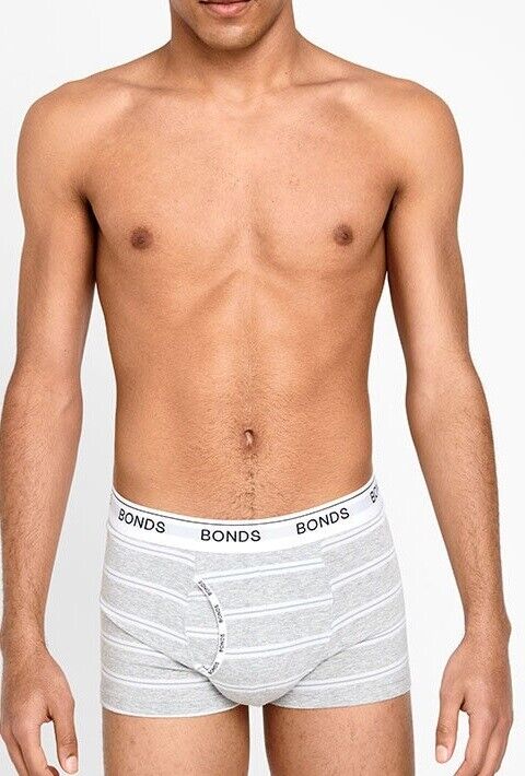 Bonds Mens Guyfront Trunk Ultra Soft Elastic Waistband Seam Free 6 Pack MX3K