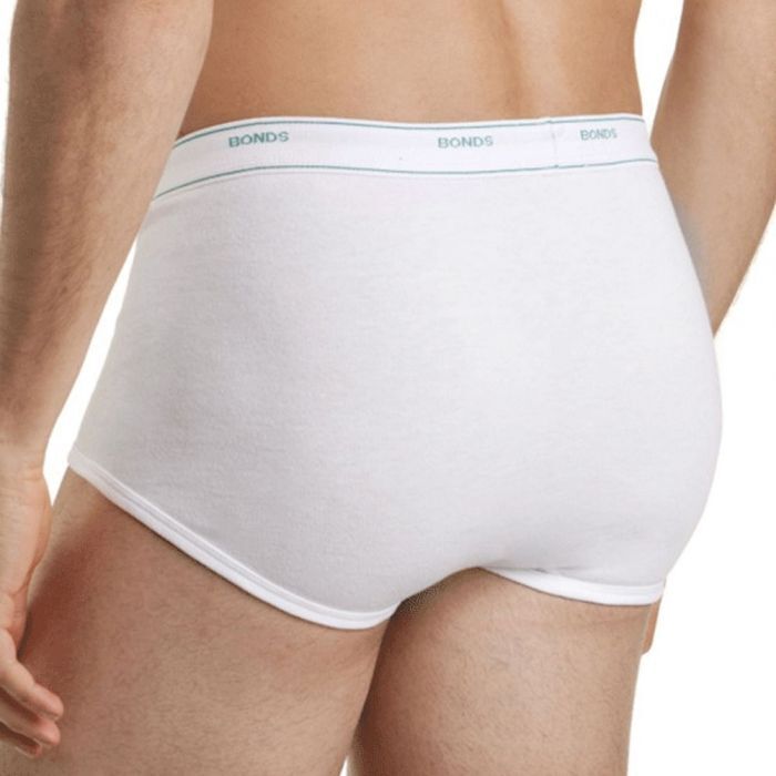 Bonds Mens Support Brief Side Seam Free For Comfort Guaranteed 8 Pack M81L
