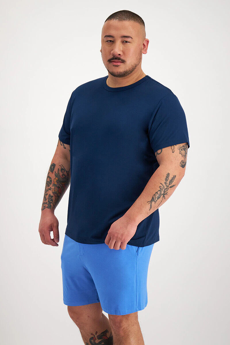 Bonds Mens Sleep Viscose Bamboo Tee Shirt Relaxed Comfortable Fit 6 Pack MW9V