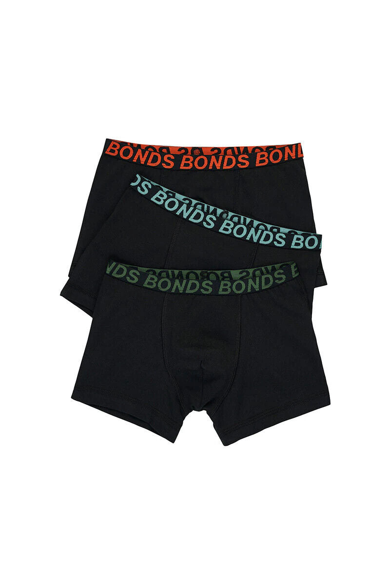 Bonds Boys Trunk Sport Moisture Wicking Cool & Dry Comfort Covered 6 Pack UWKN3A