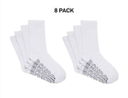 Bonds Mens Logo Lightweight Crew Cooling Zone Stay Put Fit Socks 8 Pack SXMY4N