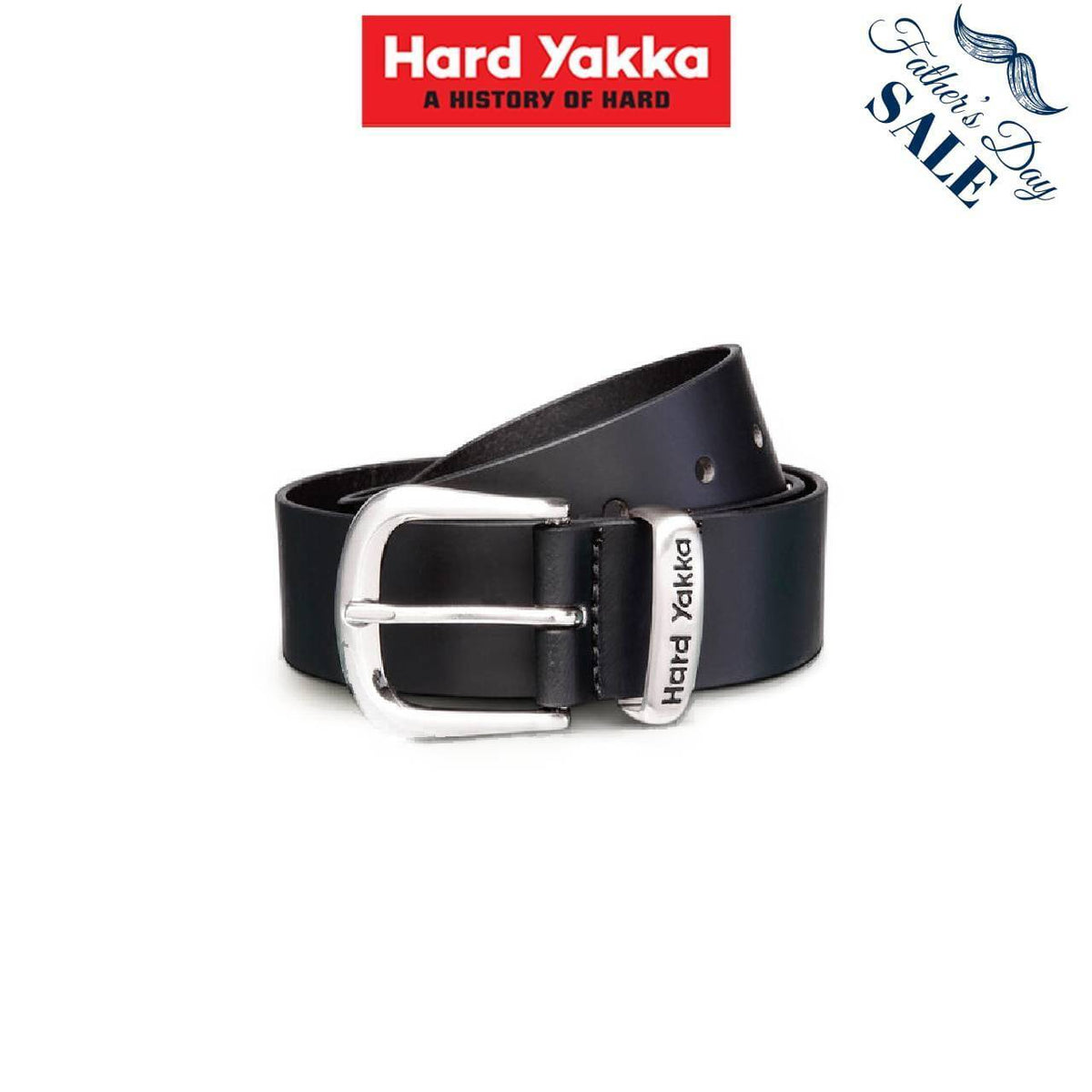 FATHER'S DAY SALE! Mens Hard Yakka Belt Crazyhorse Leather Nickel Buckle Y09402