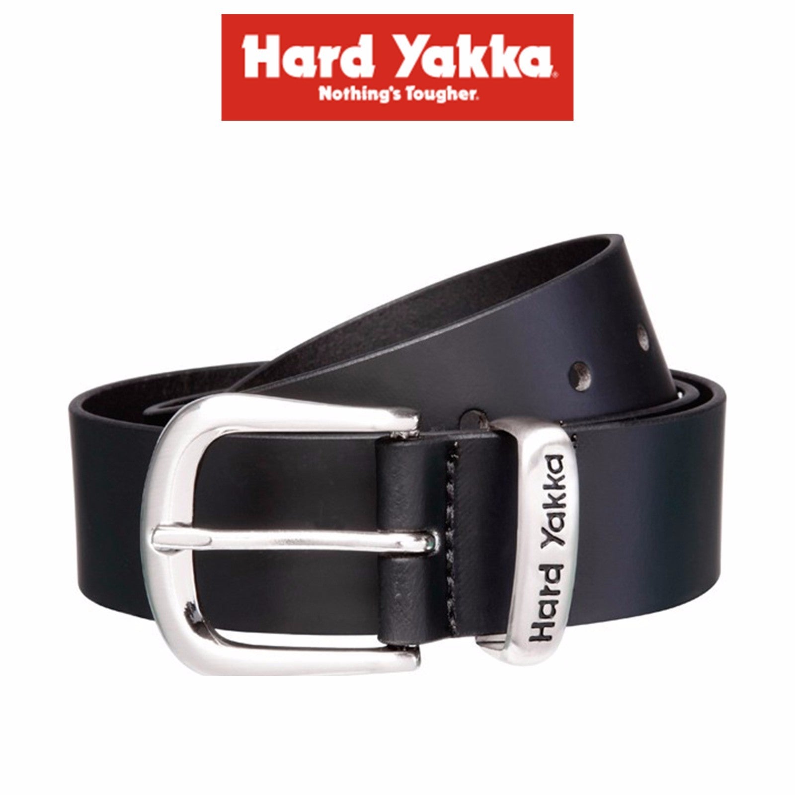 SALE Hard Yakka Belt Colorado Oil Tan Leather Work Brass Buckle Brown Y09402