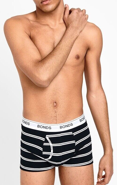 Bonds Mens Guyfront Trunk Ultra Soft Elastic Waistband Seam Free 6 Pack MX3K