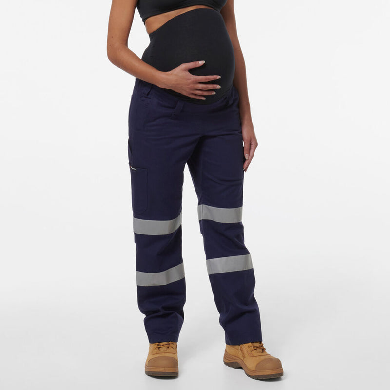 KingGee Womens Safety WorkCool Maternity Reflective Bio Motion Pant K43007-Collins Clothing Co