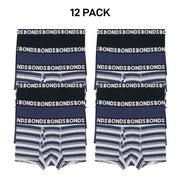 Bonds Mens Everyday Trunks Convenience Comfort & Value Underwear 12 Pack MWQ33A