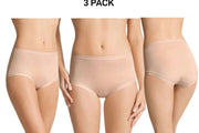 Bonds Womens Invisitails Full Brief Soft and Stretchy Waistband 3 Pack WZGGY