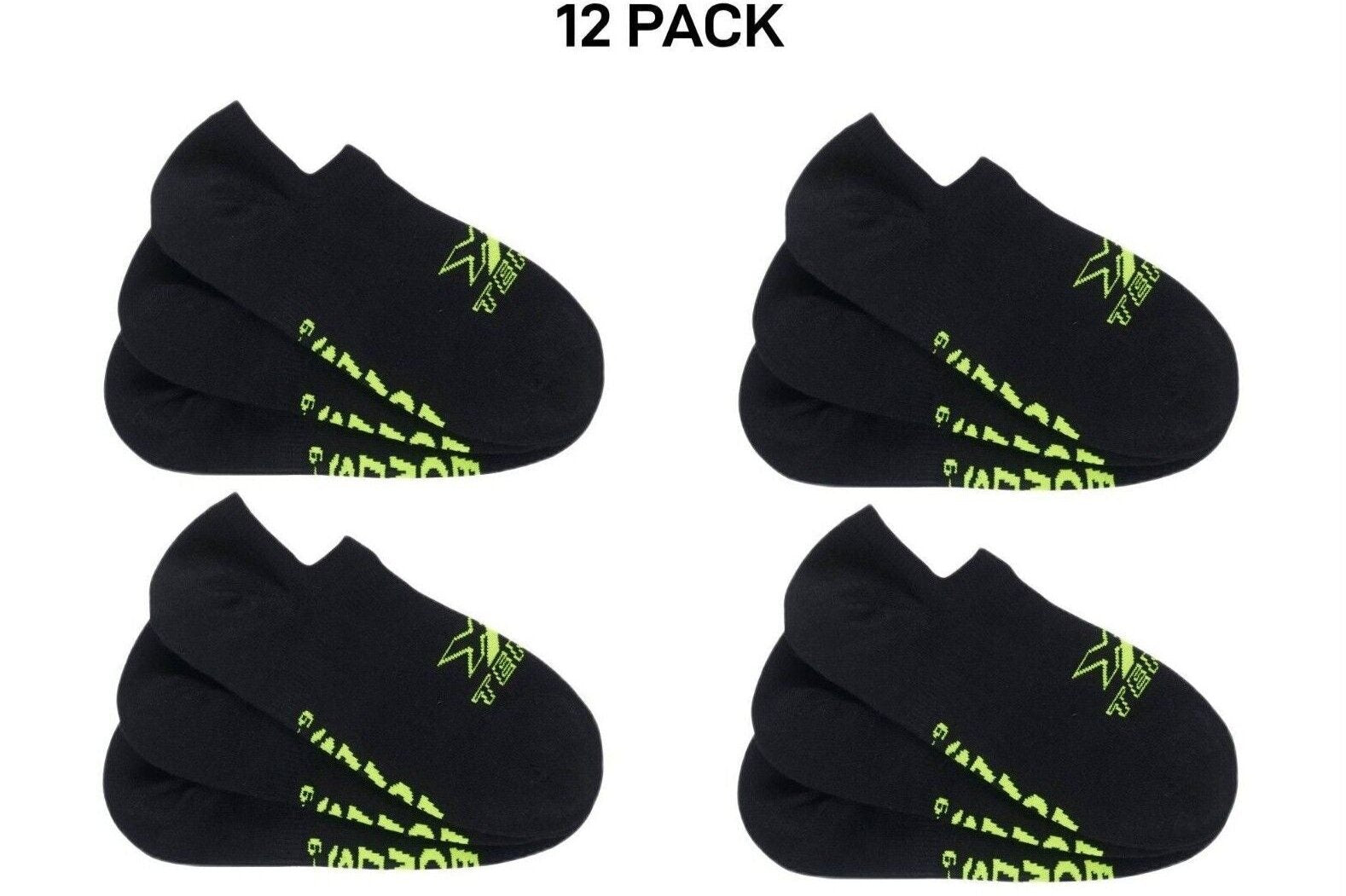 Bonds Mens X-Temp No Show Innovative Technology Evaporates Sweat 12 Pack SXX43N