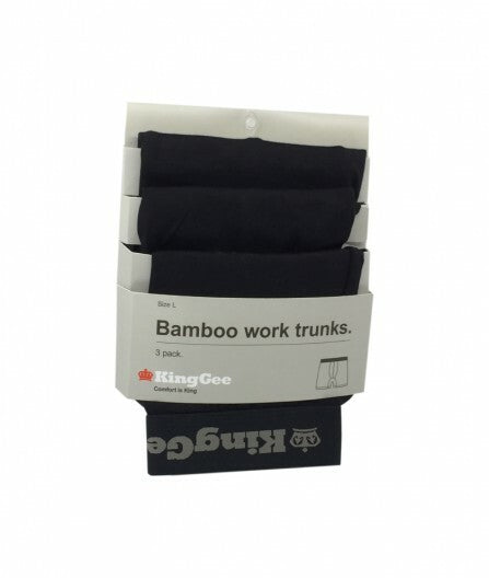 KingGee Bamboo Work Trunks 6 Pack Superior Jocks Comfort Breathable K19005