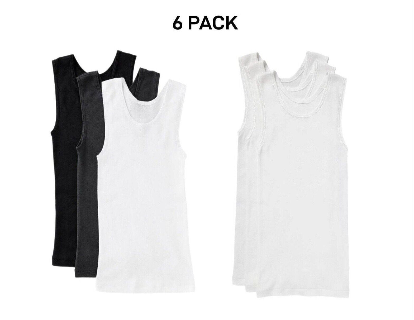 Bonds Boys New Chesty Vest Cotton Singlet Soft Comfort Cotton 6 Pack UYG33A