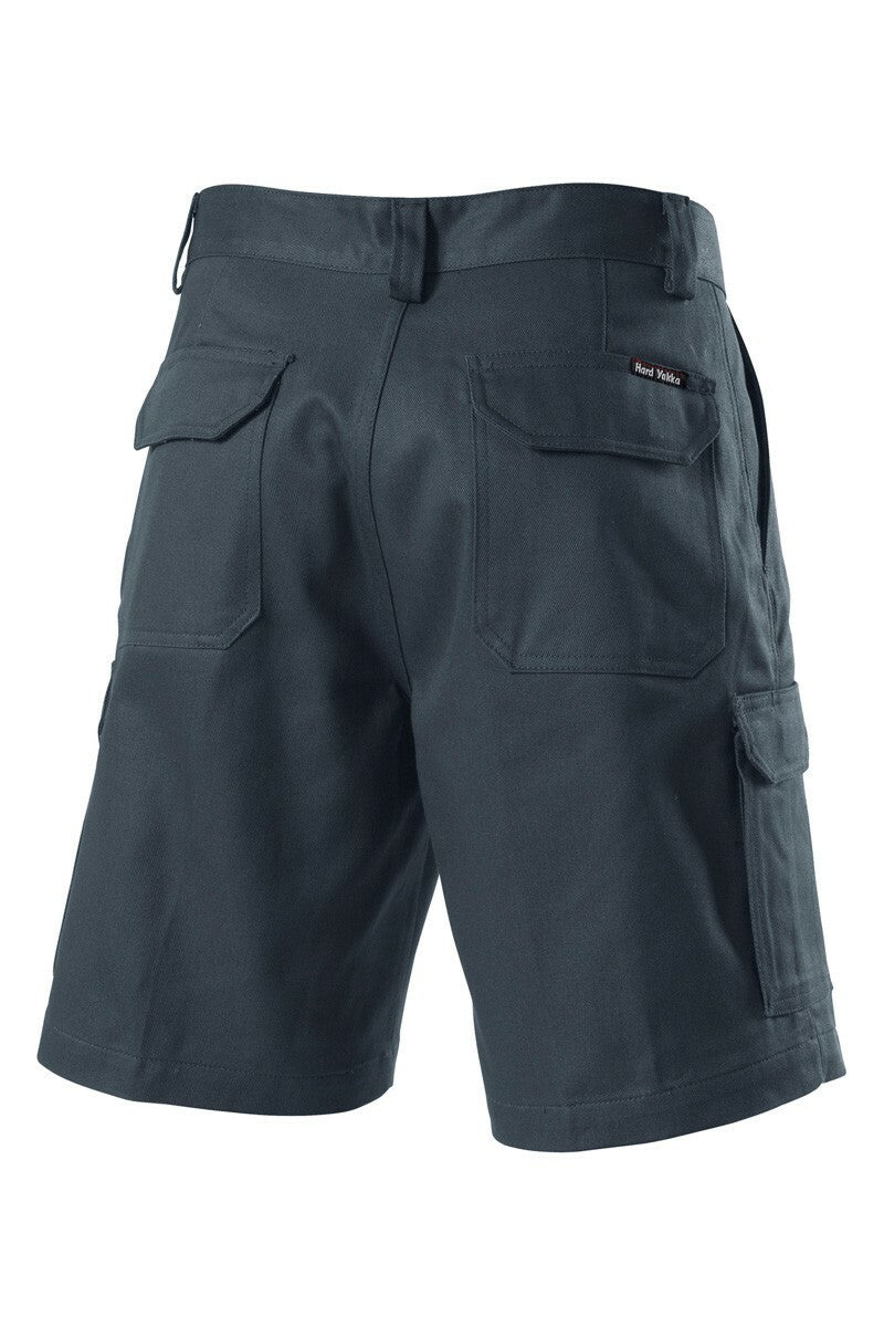 Hard Yakka Mens 4 Pack Generation Gen Y Cotton Cargo Drill Work Shorts Y05500
