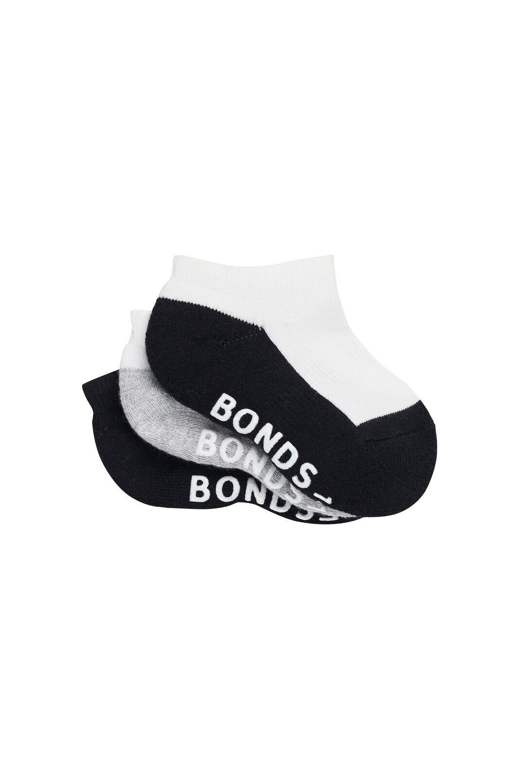 Bonds Baby Cushioned Low Cut Comfiness and Grip Soles Socks 6 Pack RXUJ3N