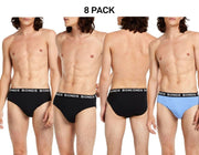 Bonds Mens Basic Hipster Briefs Cotton Stretchable Tailored Fit 8 Pack M38DM4