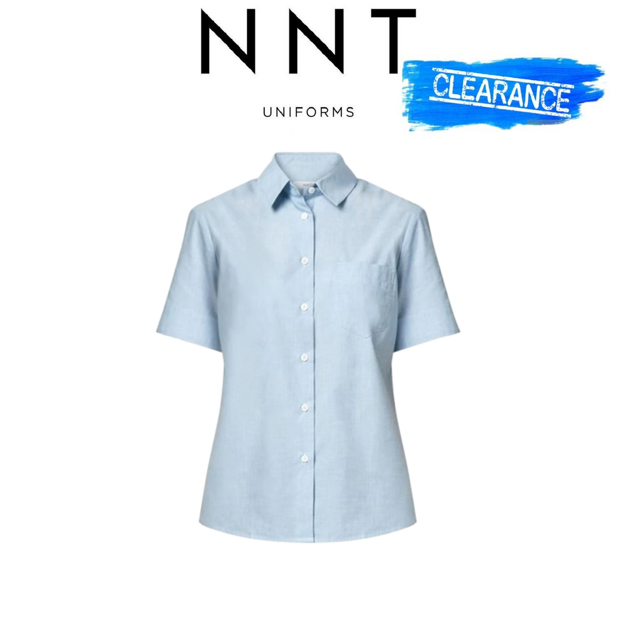 Clearance! NNT Textured S/S Shirt Classic Fit Collared Business Shirt CATUDJ