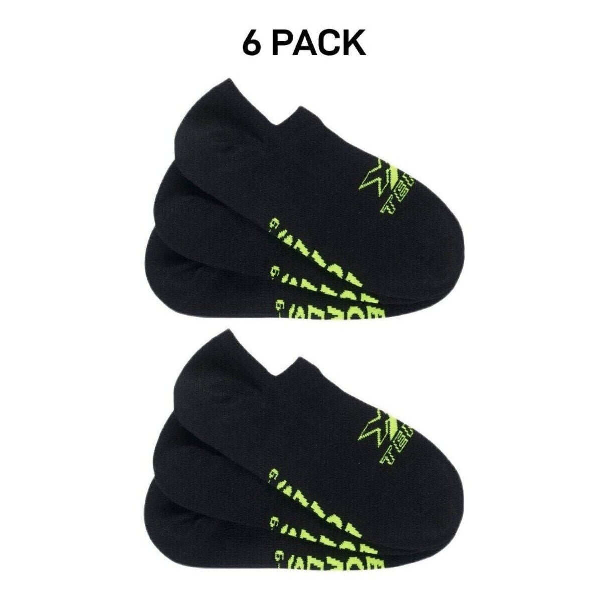 Bonds Mens X-Temp No Show Innovative Technology Evaporates Sweat 6 Pack SXX43N