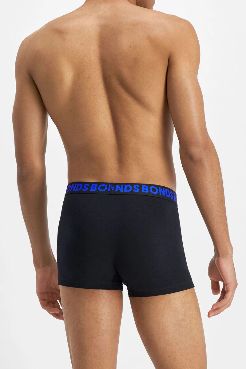 Bonds Mens Everyday Trunk Stretchable Soft Waistband Side Seam 12 Pack MWPY3A