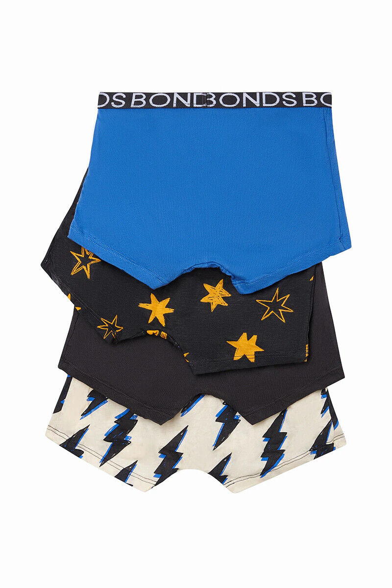 Bonds Boys Trunk Supportive Pouch with Comfy Coverage and Elastic 4 Pack UWCF4A