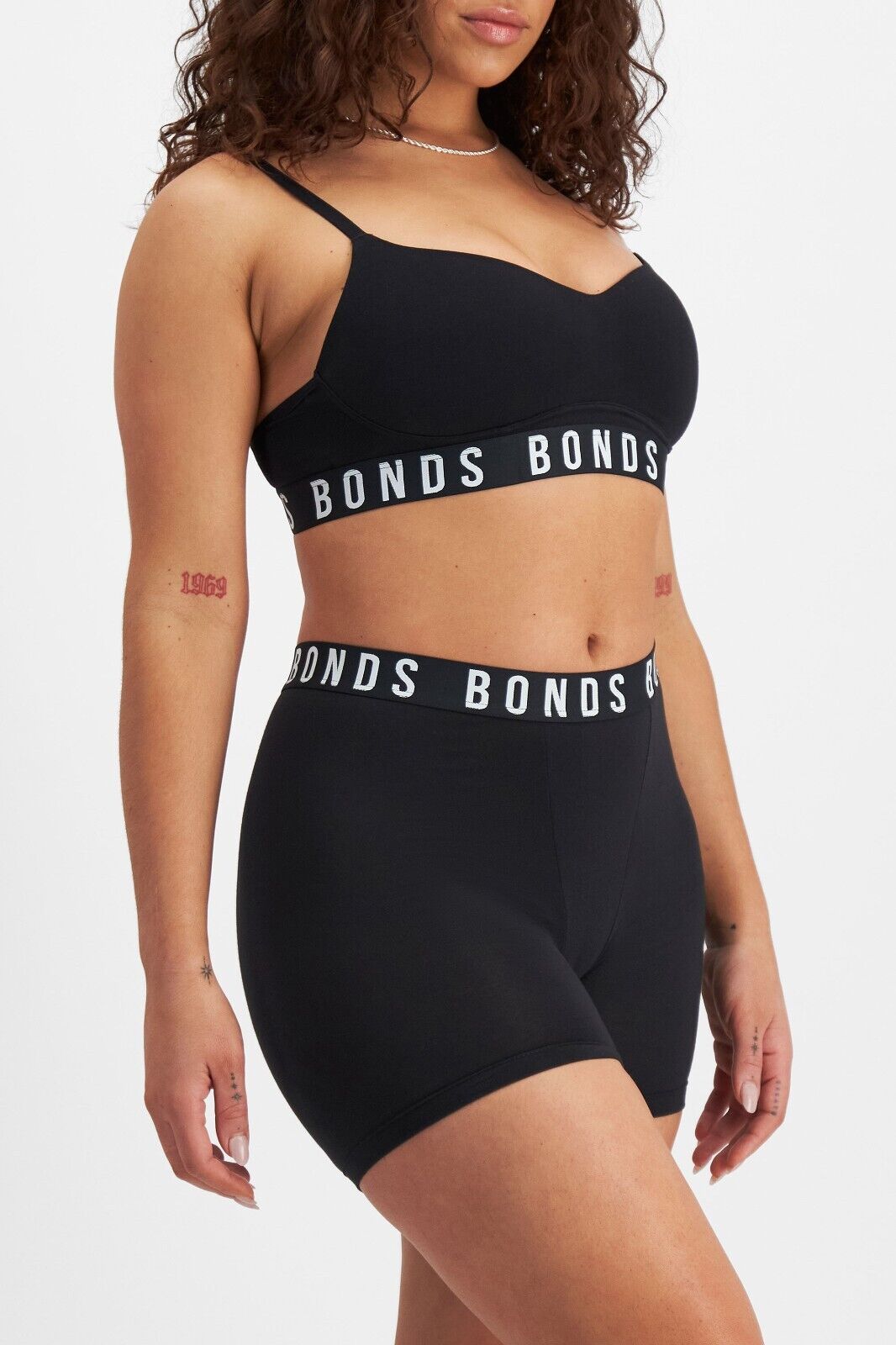 Bonds Womens Icons Super Logo Short Comfy Extra Coverage Mid-Length 3 Pack WR4V