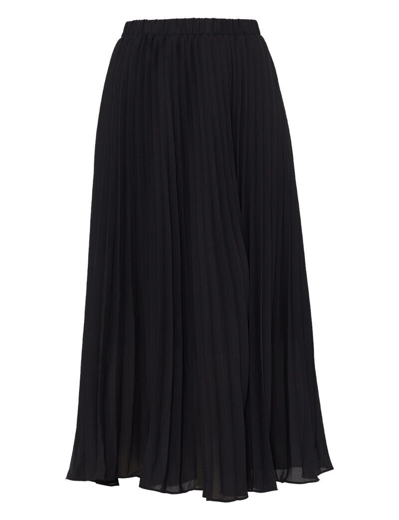 SALE NNT Formal Soft Georgette Pleated Midi Skirt Relaxed Fit Business CAT2R2