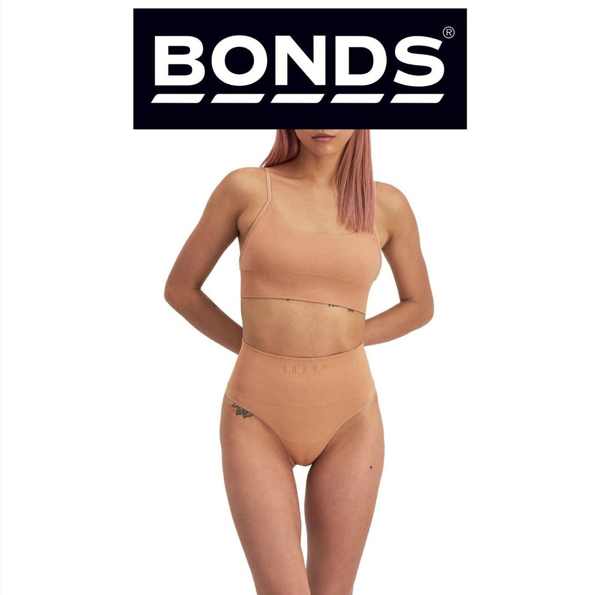 Bonds Womens Bases Hi Gee Stretch Smoothing Tummy Support Underwear WT9Q