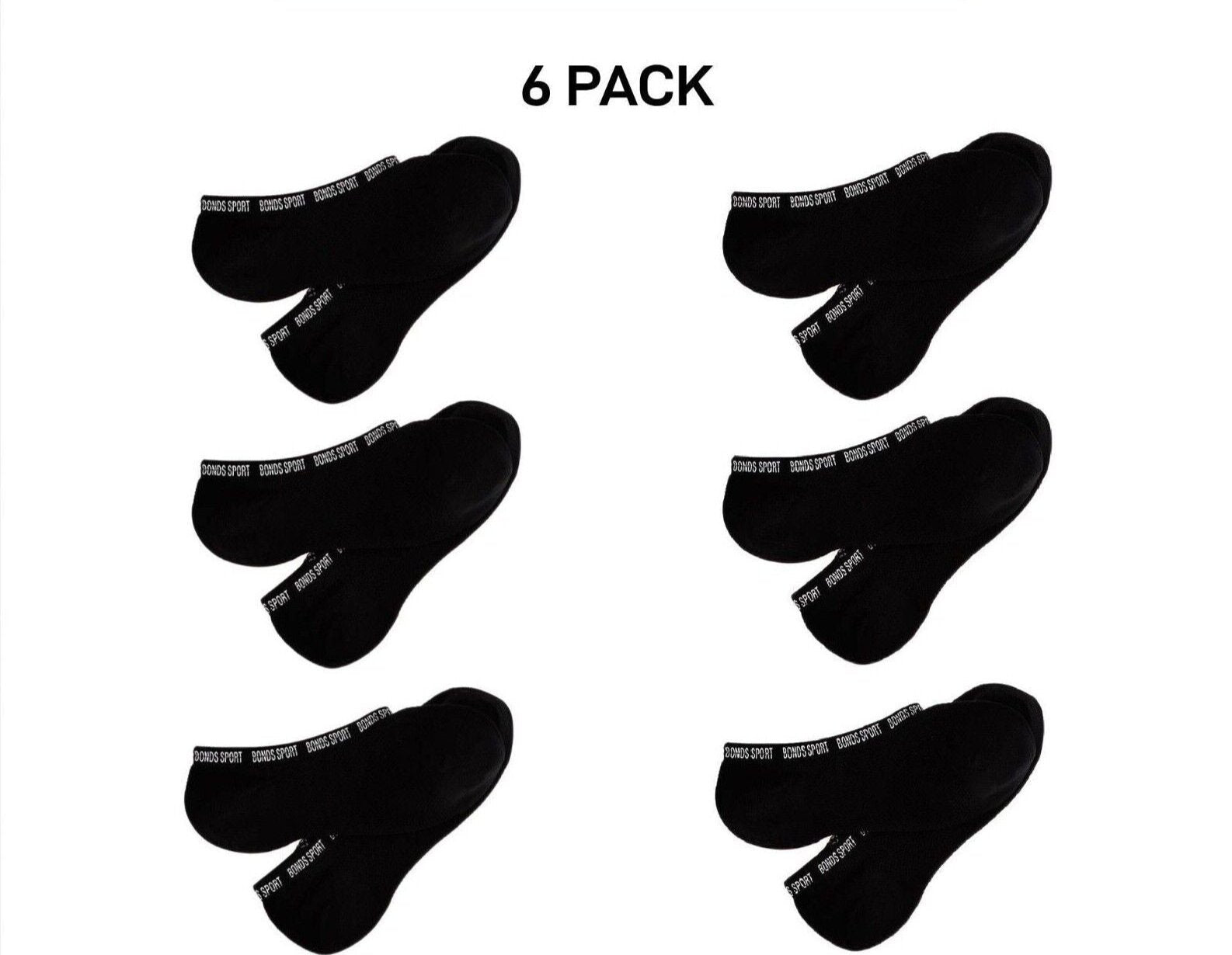 Bonds Womens Mesh Footlet Breathability Firm Elastic Socks 6 Pack LYRC2N