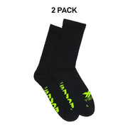 Bonds Mens X-Temp Crew Socks Comfy Cushioned Sole Arch Support 2 Pack SXX62N