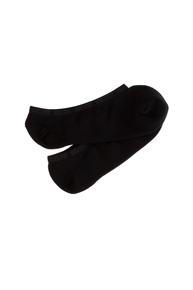 Bonds Mens Mesh Play Cool Footlet Socks Sport Active Running 2 Pack SYRU2N