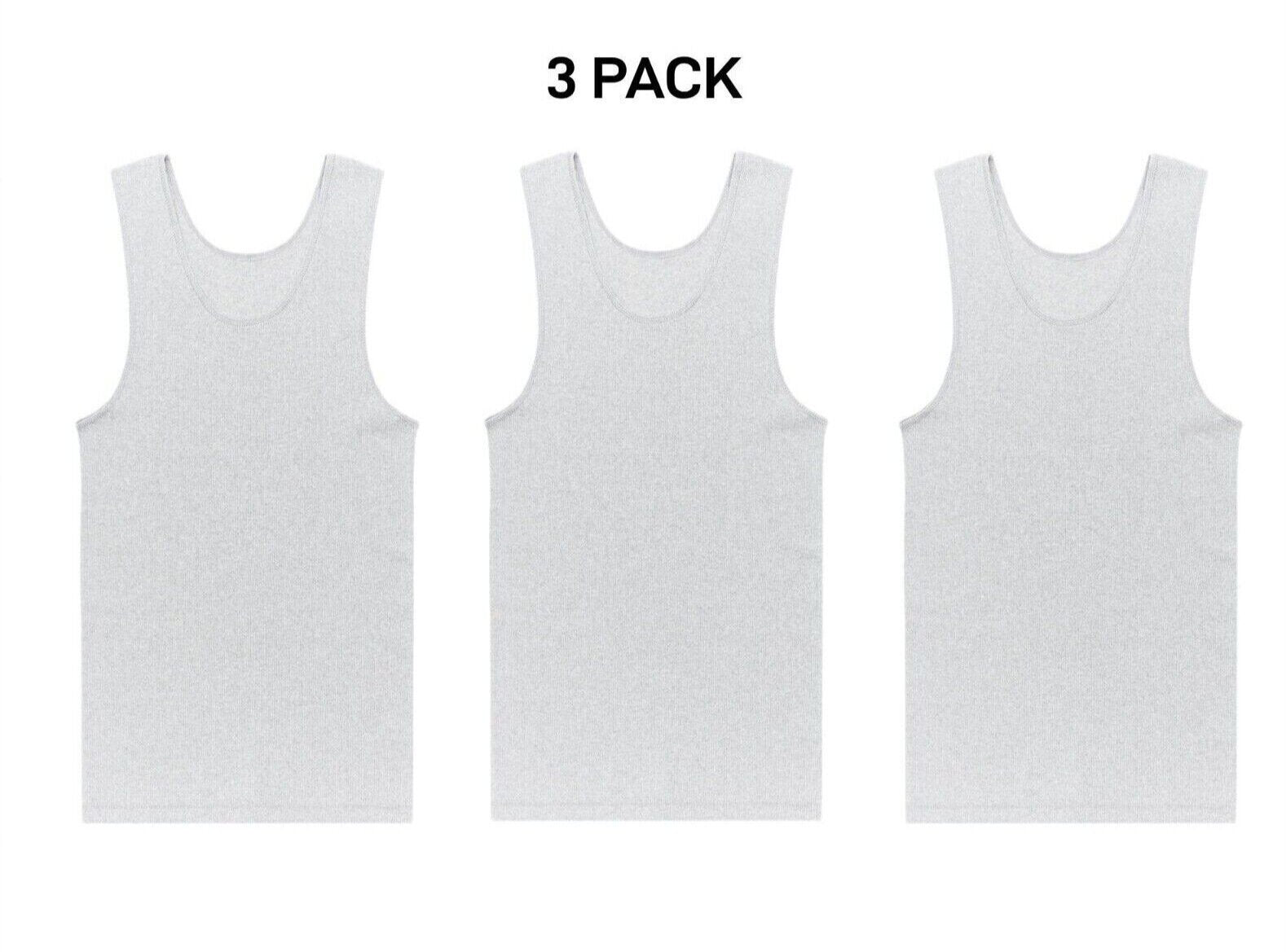Bonds Mens Chesty Cotton Singlets Underwear Singlet Ribbed Cotton 3 Pack M757P