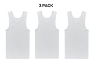 Bonds Mens Chesty Cotton Singlets Underwear Singlet Ribbed Cotton 3 Pack M757P