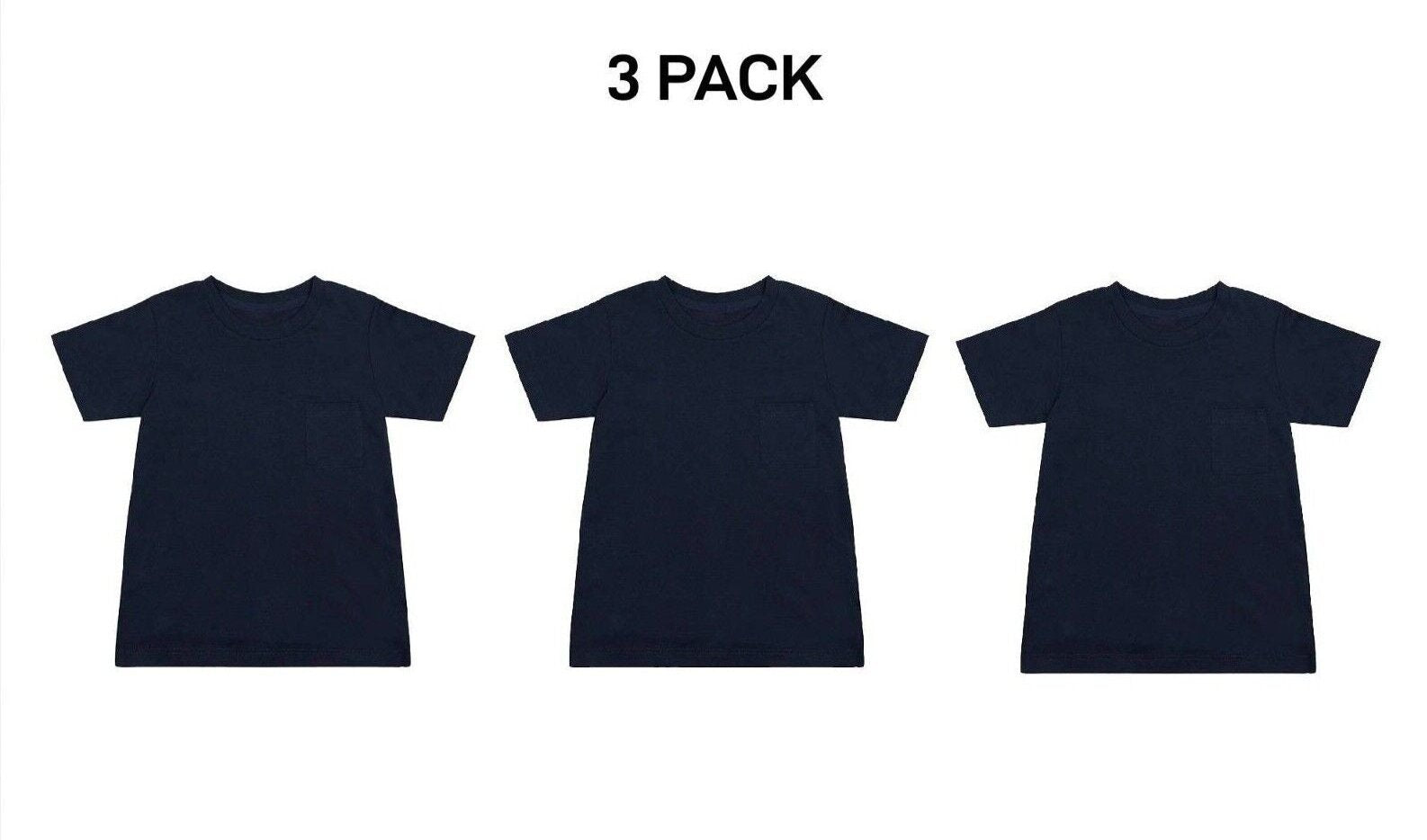 Bonds Kids Next Gen Crew Tee Cotton Shirt Perfect Comfort and Style 3 Pack KVRHK