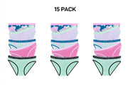 Bonds Girls Bikini Soft and Stretchy Perfect Everyday Coverage 15 Pack UWNV5A