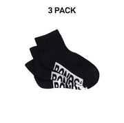 Bonds Kids Cushioned Quarter Crew Thickness for Comfiness Sock 3 Pack RXVP3N