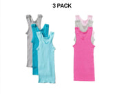 Bonds Baby Vest Ribbed Warmth Singlets Comfy Side Seamfree 3 Pack BXHNT