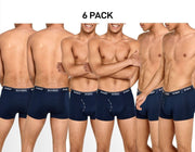 Bonds Mens Microfibre Guyfront Trunk Super Smooth Microfibre Version 6 Pack MX86