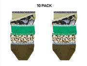 Bonds Boys Brief Soft Stretchable and Comfortable Contoured Fit 10 Pack UWNU5A
