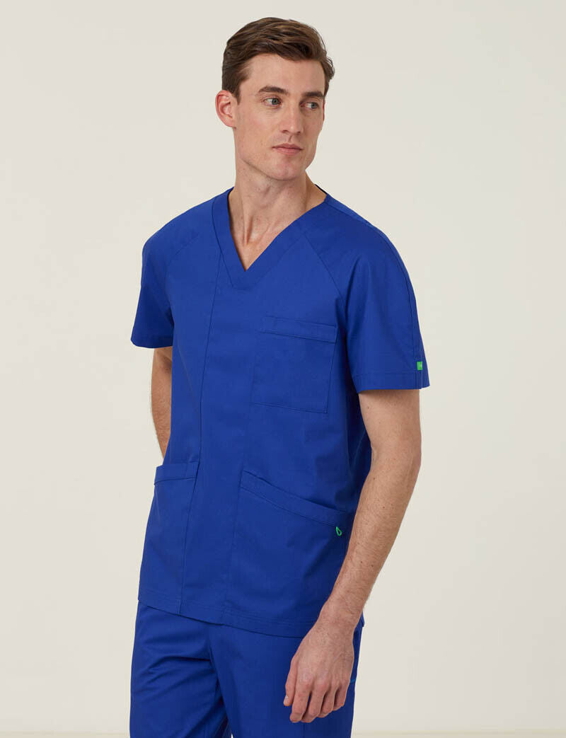SALE NNT Uniform Mens Next Gen Anti Bacterial Carl Nurse Work Scrub Top CATRFV