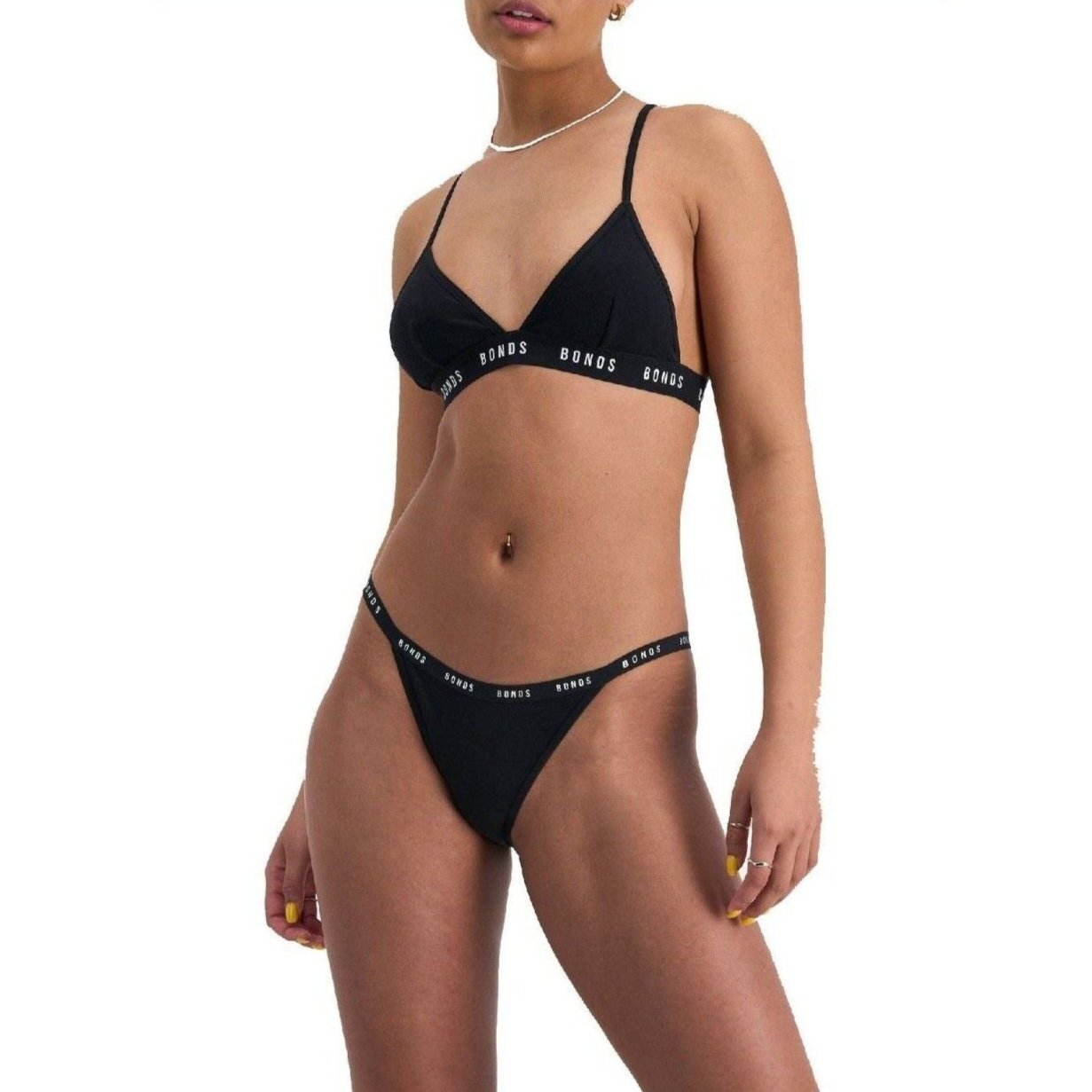 Bonds Womens Icons String Bikini String Side Flattering Dipped Waist WRFL