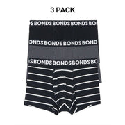 Bonds Mens Everyday Trunks Convenience Comfort & Value Underwear 3 Pack MWQ33A