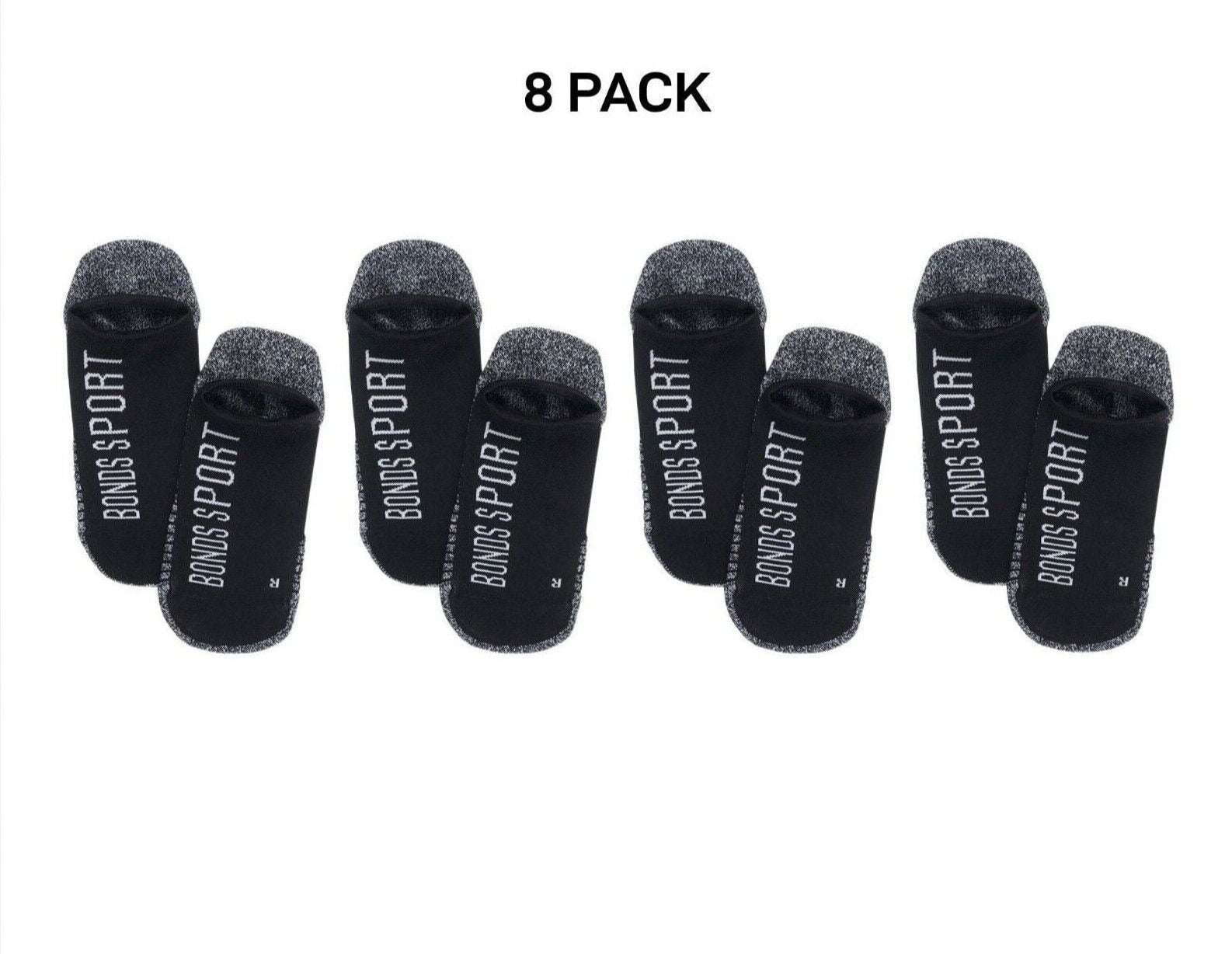 Bonds Womens Sport Tech No Show Socks Absorbing Cushioned Sole 8 Pack LYBL2N