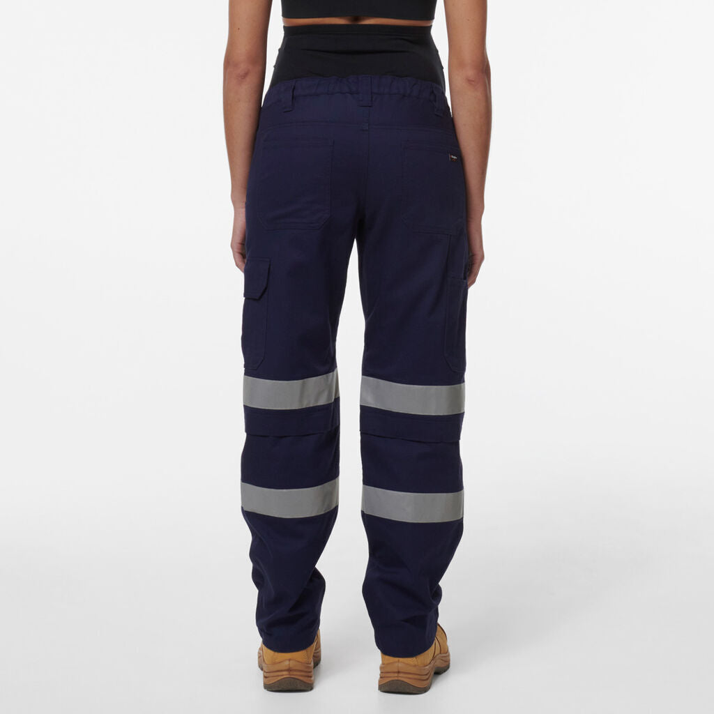 KingGee Womens Safety WorkCool Maternity Reflective Bio Motion Pant K43007-Collins Clothing Co
