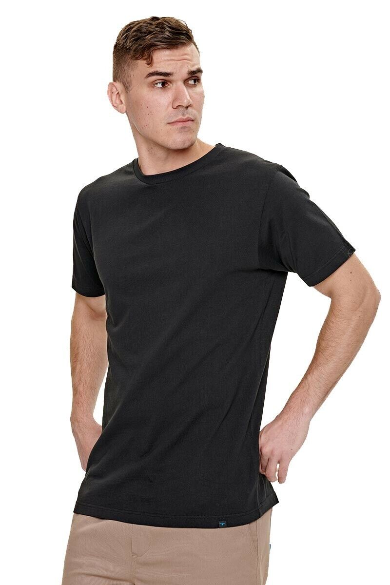 SALE Elwood Mens Bulls Horns Tee Cotton Short Sleeve Stretch T-Shirt Work EWD812