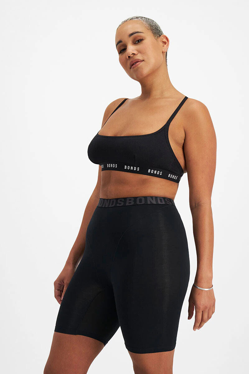 Bonds Womens Chafe Off Short Ultimate Thigh Saver Chafe Off Panel 6 Pack WR4P